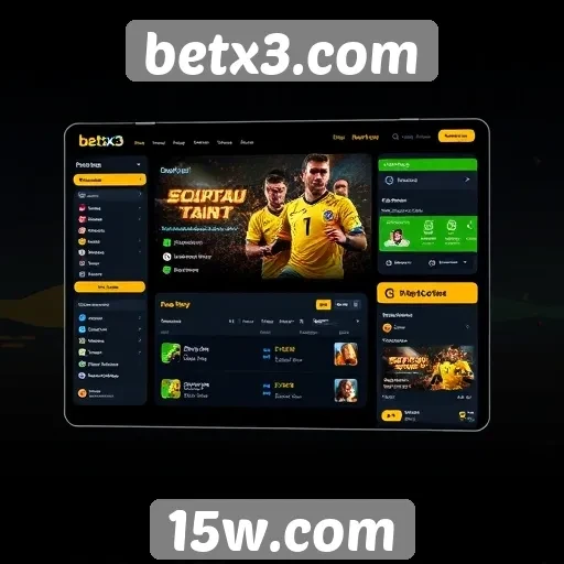 Interface e experiência do usuário em betx3.com